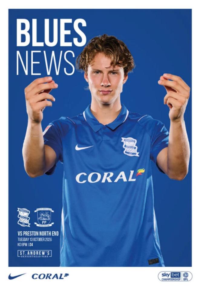 BIRMINGHAM CITY v PRESTON NORTH END 2026/27